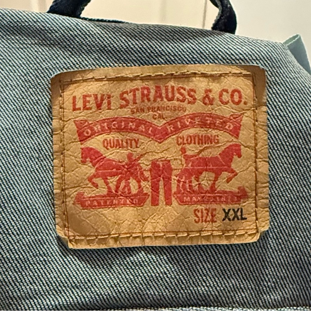 Levi's Blue Lightweight Shirt Jacket Timeless Design - Picture 3 of 3